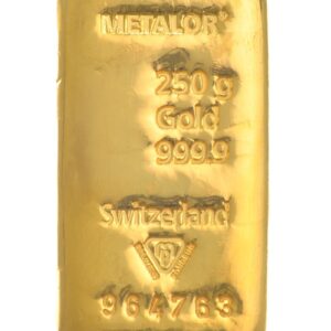 250g Gold Bar Metalor