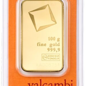 100g Gold Bar Valcambi