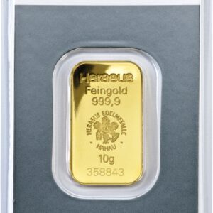 10g Gold Bar Heraeus