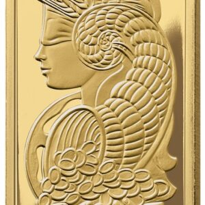 50g Gold Bar PAMP Lady Fortuna Minted