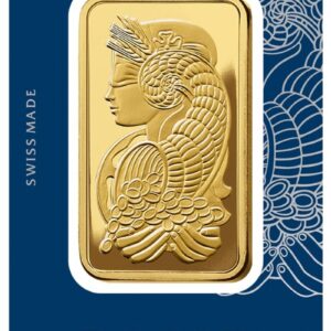 5 Tola Gold Bar PAMP Lady Fortuna Five