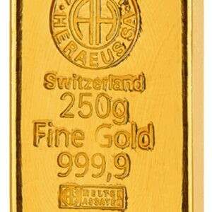 Argor-Heraeus 250g Gold Bullion Bar